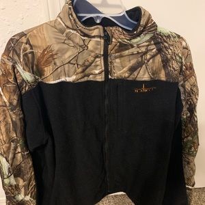 Habit Camo full zip fleece jacket